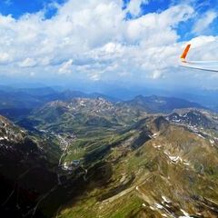Flugwegposition um 12:13:15: Aufgenommen in der Nähe von Gemeinde Weißpriach, 5573, Österreich in 2910 Meter
